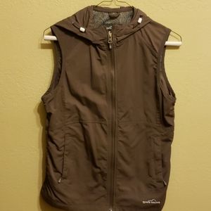 Eddie Bauer hooded vest